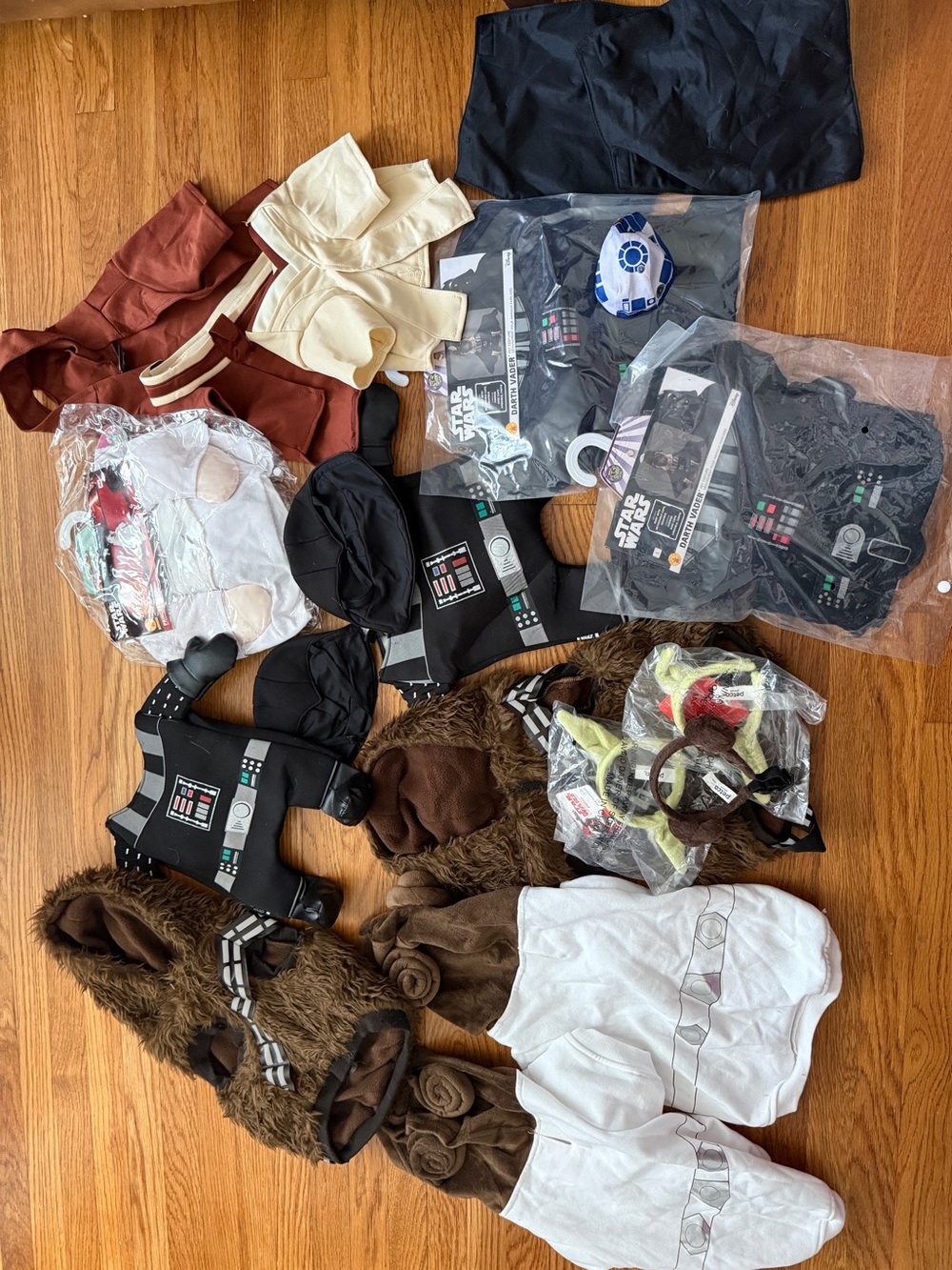 Star Wars dog costumes medium and large